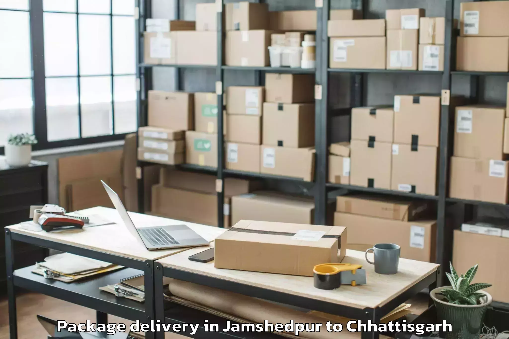 Affordable Jamshedpur to Kondagaon Package Delivery